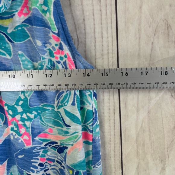 Lilly Pulitzer Shay Floral Tropical Print Sleeveless Dress size small - Picture 4 of 7